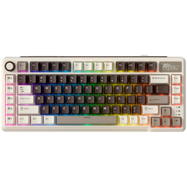 ROYAL KLUDGE RK L75 Mocha Grey Gaming Keyboard Cream switch