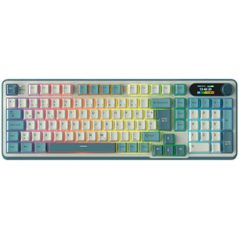 ROYAL KLUDGE RK-S98 Light Cloud Gaming Keyboard Chartreuse switch