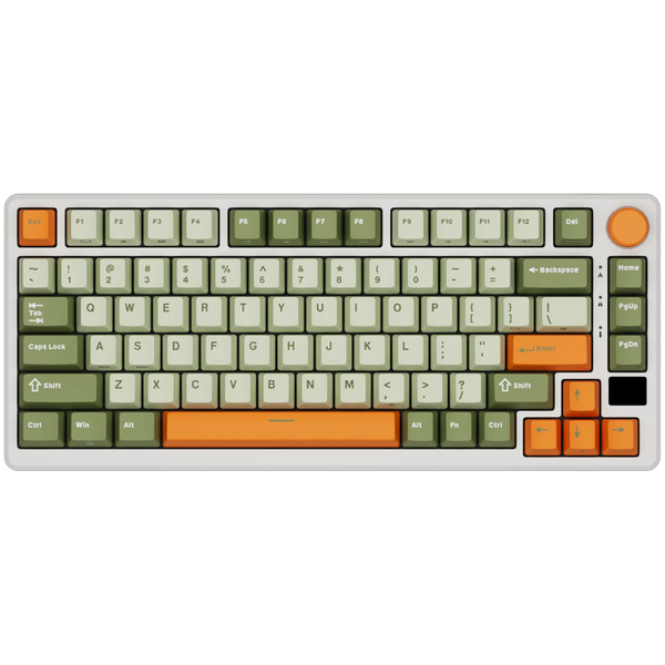 ROYAL KLUDGE RK-M75 Slate Cyan Gaming Keyboard Cream switch
