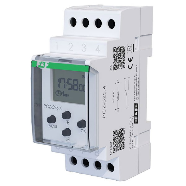 Programator zegar sterujący NFC jednokan. program. astronom. F&F PCZ-525.4