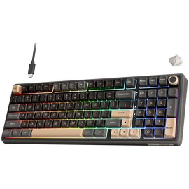 ROYAL KLUDGE RK R98Pro Phantom Gaming Keyboard Beige switch
