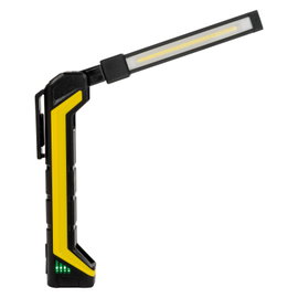 Latarka warsztatowa LED akumulatorowa 2W 6500K LW-2B z klipsem i magnesem