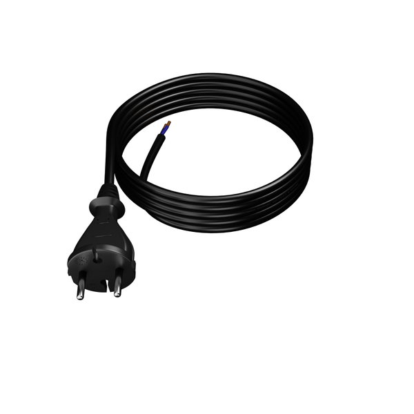Przewód przyłączeniowy 3,8m z wtyczką prostą TYP E 230V 16A 2×1,5 mm² H07BQ-F