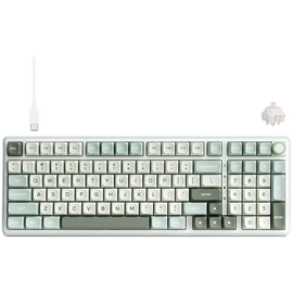 ROYAL KLUDGE RK R98Pro Sky Cyan Gaming Keyboard Beige switch