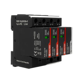 Ogranicznik przepięć typ 1 50kA FLP-12,5 V/3+1 do 255V DC szyna DIN warystorowy