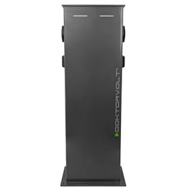 Wolnostojąca stacja ładowania EVSE 2x22 kW dwustanowiskowa typ 2 RFID DOKTORVOLT