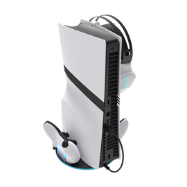 YAXO Podstawka ładująca CYCLONE RAMP NE do PS5/PS5 Slim/PS5 Pro Techno Black