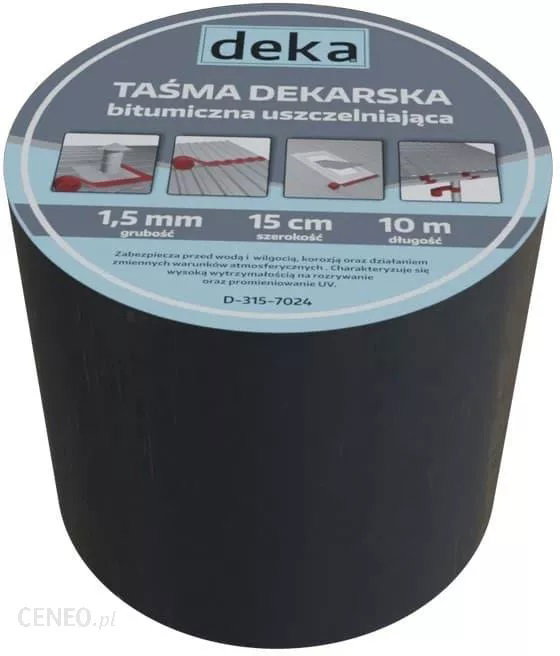 TAŚMA USZCZELNIAJĄCA DEKARSKA ALUBUTYL 15CM 10MB BRĄZOWY - D-415-8017