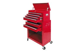 SZAFKA WARSZTATOWA 2-CZĘŚCIOWA NA KÓŁKACH 107 62CM - W-81830