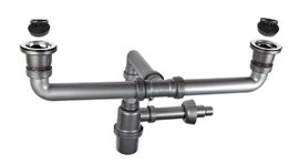 SYFON ZLEWOZMYWAKOWY 2 KOMOROWY - HJ/S2062