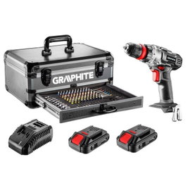 WIERTARKO-WKRĘTARKA 2 18V/2.0AH, 10MM+109 AKCESORIÓW ZESTAW - T 58G022PS15