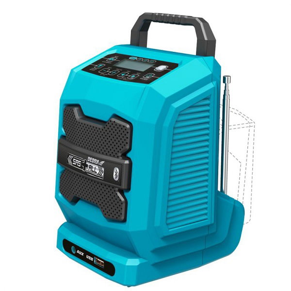 RADIO AKUMULATOROWE BLUETOOTH 18V USB SAS - DED7005