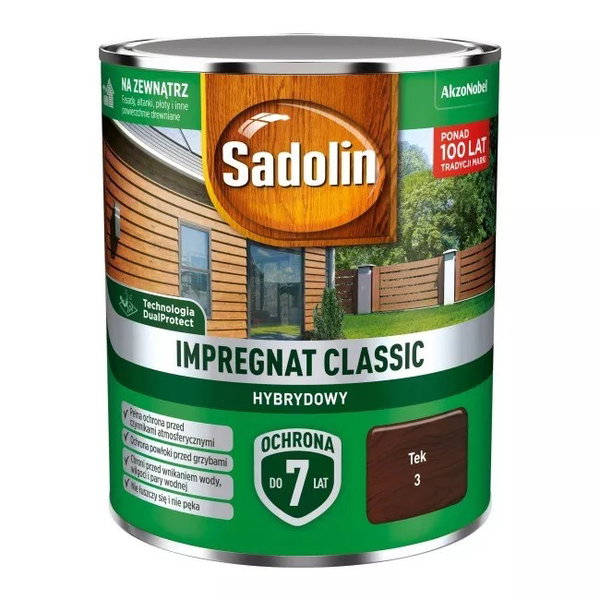 SADOLIN IMPREGNAT CLASSIC HYBRYDOWY 7 LAT TEK 2.5L - 5SACH.TEK2.5