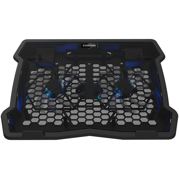 CANYON Podstawka chłodząca NS03 2 Wentylatory 2USB LED Czarna