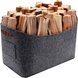 Kosz Worek Filcowy na Drewno Zabawki 53x30x40