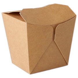 Food box 700ml 10,5x7x8,5cm kraft 50szt Papstar