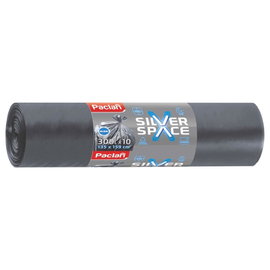 Worki na śmieci 300L maxi 10szt Silver Space Paclan