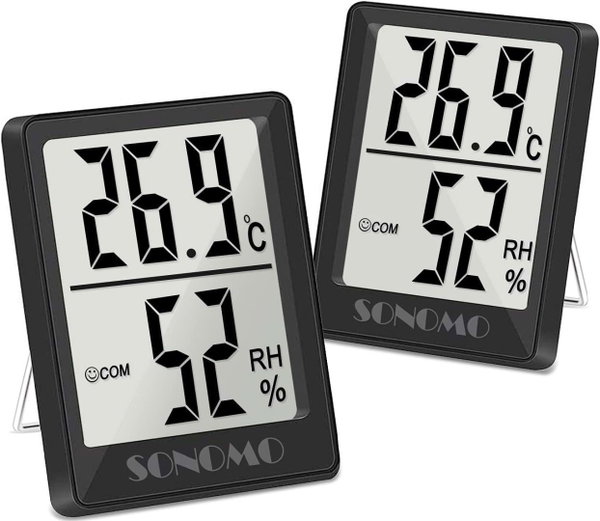 Cyfrowy Termometr higrometr LCD Stacja pogody 2szt