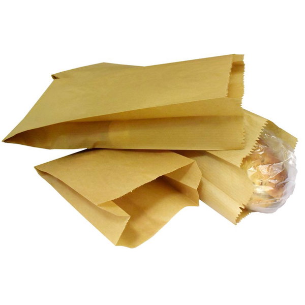 Torebka papierowa 27x15/9 szara 1000szt