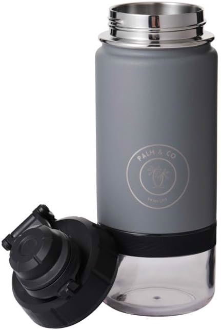 Butelka na wodę metalowa Bidon 300ml szary