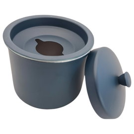 Popielniczka Elegancka z Pokrywką Metalowa Zielony