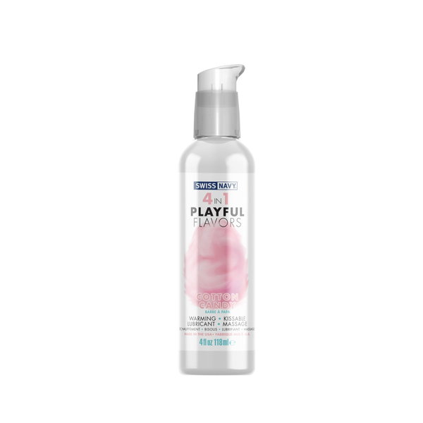 4 in 1 Lubricant with Cotton Candy Flavor 4 fl oz / 118 ml