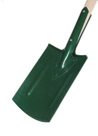 Szpadel Prosty 19cm x 27,5cm Wzmacniany z Trzonkiem Drewnianym 90cm i Uchwytem T