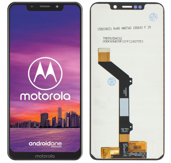 Wyświetlacz LCD Moto ONE Czarny