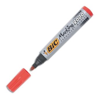 MARKER PERM. 2000 ECO OKR KOŃC (12) CZERWONY 0033
