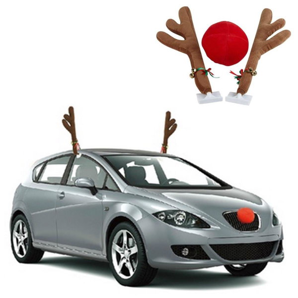 ZESTAW RENIFER NA SAMOCHÓD,RUDOLF,ŚWIĘTA