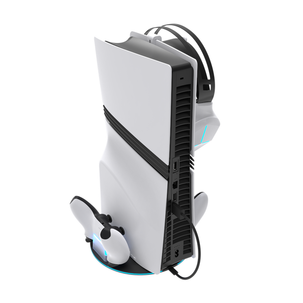 YAXO Podstawka ładująca CYCLONE RAMP NE do PS5/PS5 Slim/PS5 Pro Techno Black