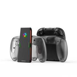 YAXO Uchwyt do Joy-Con z funkcją ładowania CHARGE GRIP SET do NS2 Techno Black