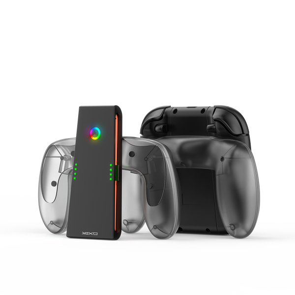 YAXO Uchwyt do Joy-Con z funkcją ładowania CHARGE GRIP SET do NS2 Techno Black