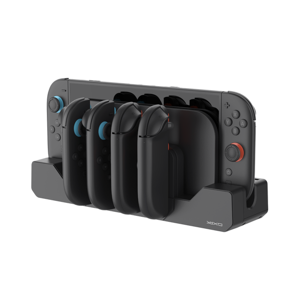 YAXO Stacja ładująca do Joy-Con POWER SHOCK do NS2 Techno Black