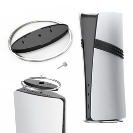 YAXO Podstawka THUNDER IMPACT do PS5/PS5 Slim/PS5 Pro Pure Silver