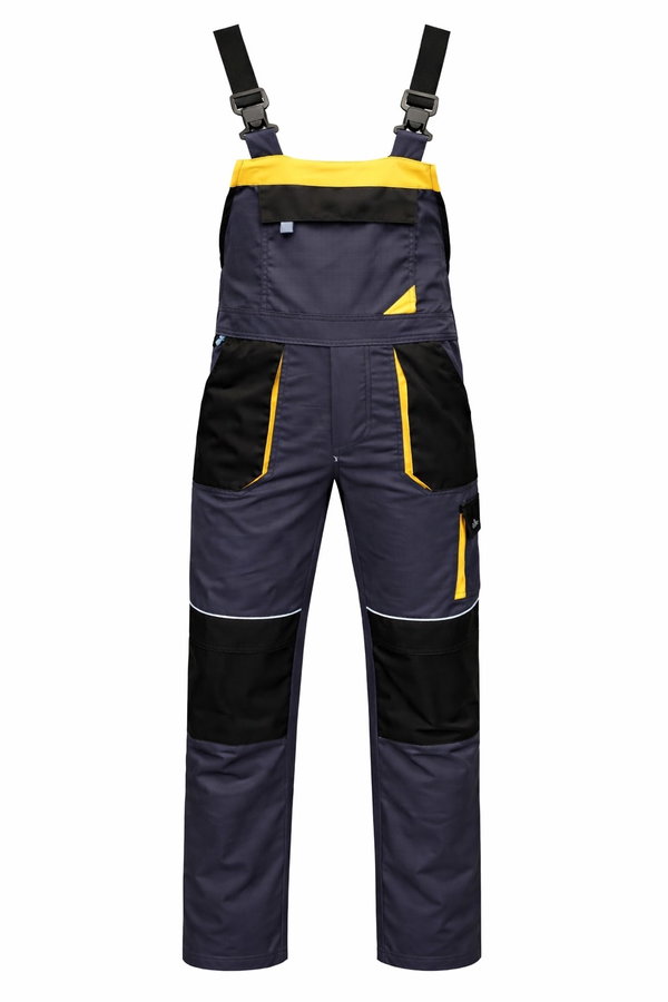 Magnum ogrodniczki col. grey/black/yellow size 46