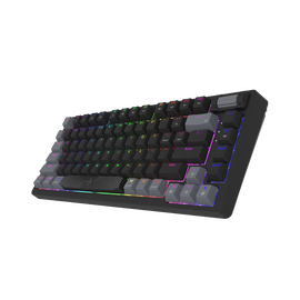 AQIRYS Klawiatura mechaniczna 75%/81 klawiszy przewodowa ADARA MINI black/grey