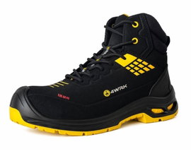 Trzewik rob. 4WRK POLLUX S3S ESD black-yellow 47