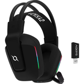 AQIRYS Słuchawki Dual Mode: Wirelles&BT+Wired ALYA V2.0 black