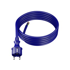 Przewód przyłączeniowy 4m z wtyczką prostą 250V 16A 3x2,5 mm² IP44 H07BQ-F