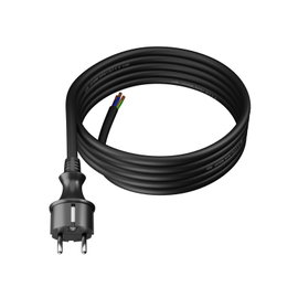 Przewód przyłączeniowy 3m z wtyczką prostą 250V 16A 3x2,5 mm² IP44 H07RN-F
