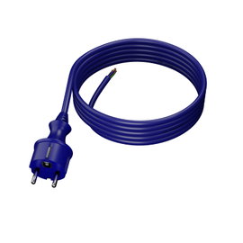 Przewód przyłączeniowy 4m z wtyczką prostą 250V 16A 3x1,5 mm² IP44 H07BQ-F