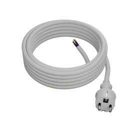 Przewód przyłączeniowy 5m z wtyczką prostą 250V 16A 3x2,5 mm² IP44 H05VV-F