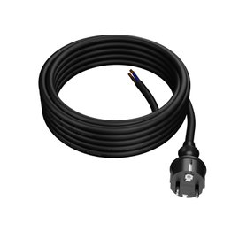Przewód przyłączeniowy 5m z wtyczką prostą 250V 16A 3x2,5 mm² IP44 H05VV-F