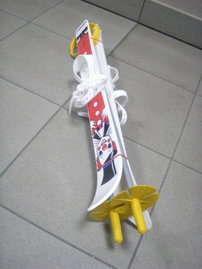 narty dziecięce 70cm + kijki