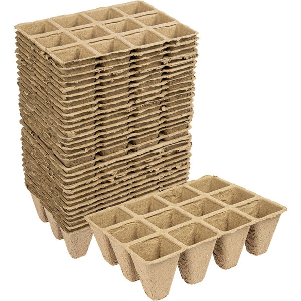 doniczki papierowe 4x4x4,5 cm 30 szt. - 745109