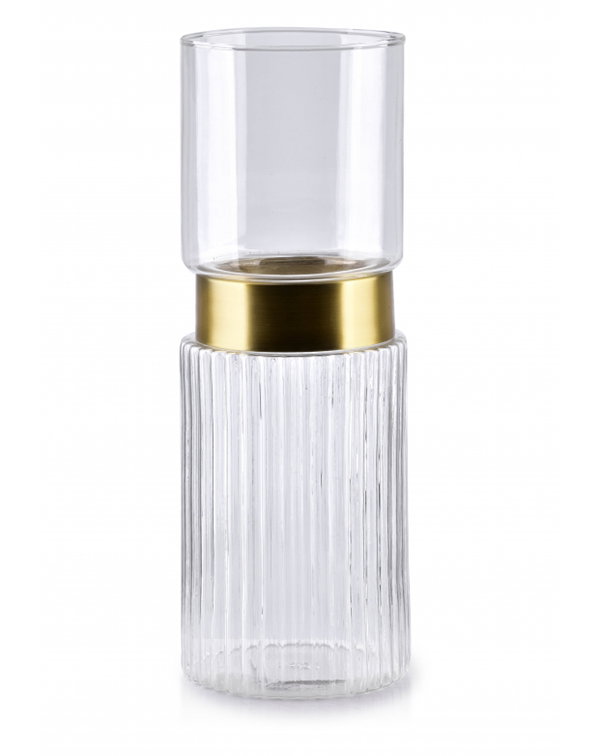 Świecznik SERENITE CLEAR 10x10x28.5cm 7500