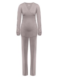 Damska piżama ciążowa szara Bellybutton Maternity