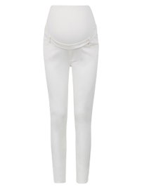 Damskie spodnie ciążowe białe Bellybutton Maternity