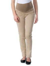Damskie spodnie ciążowe chino beżowe Bellybutton Maternity